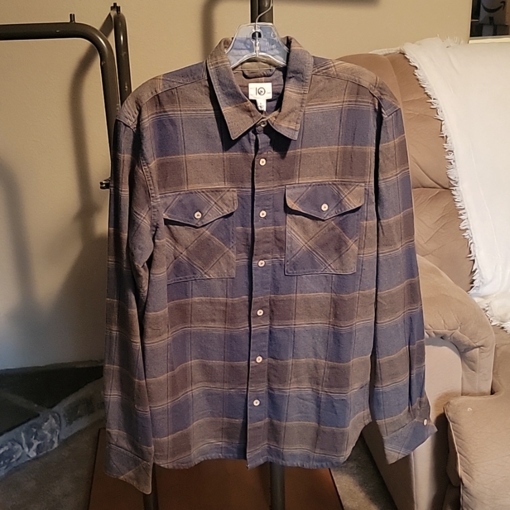 TenTree Bowren Button Up Plaid Shirt